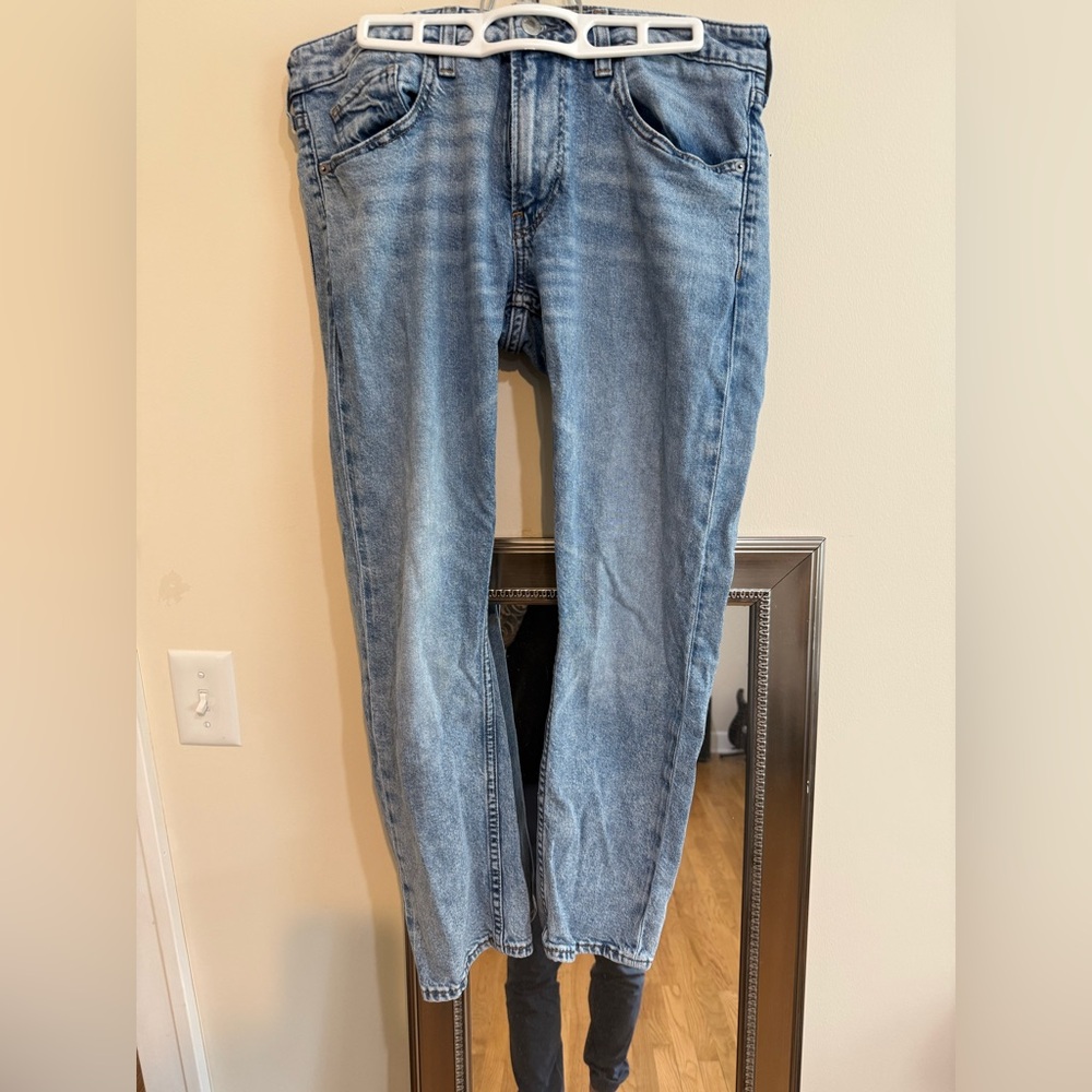Bonobos Blue Slim Jeans with Classic Fit